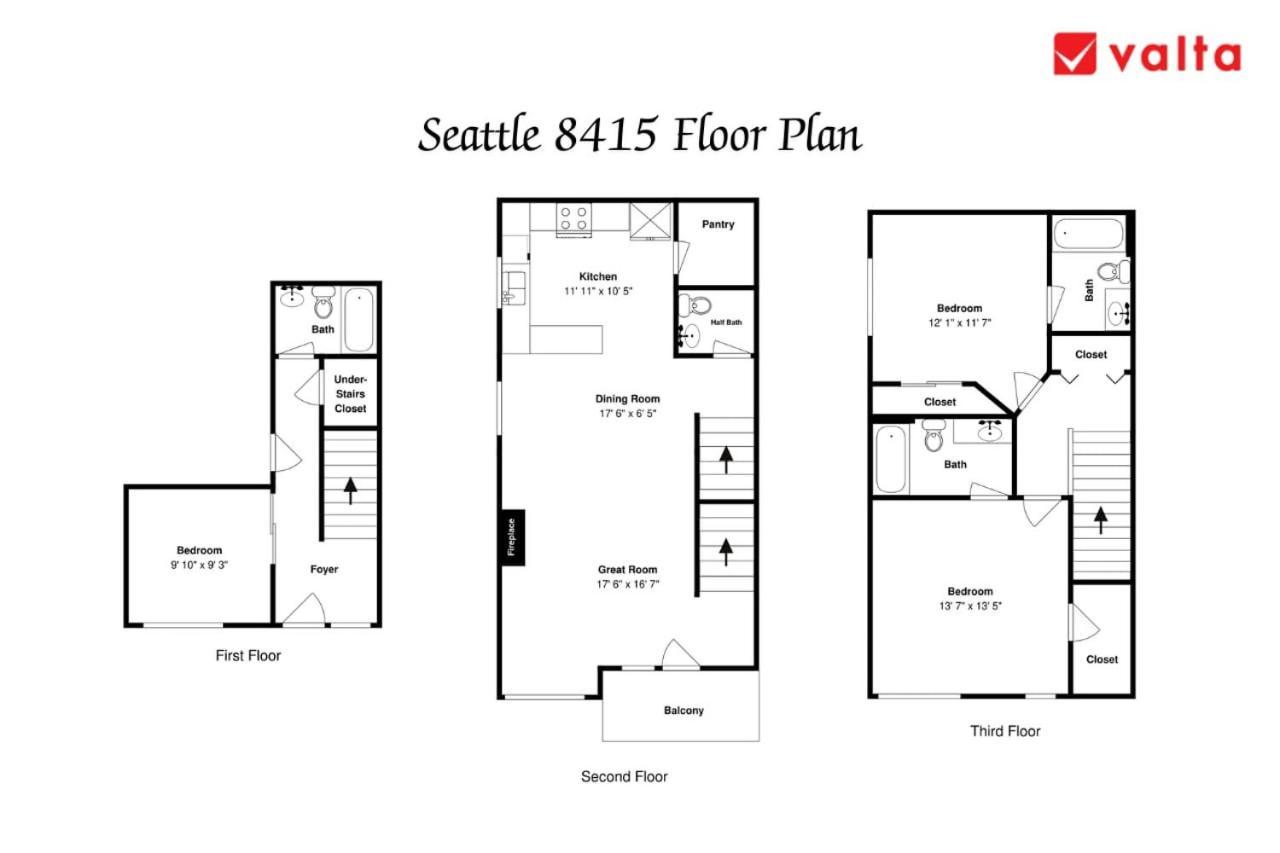 Stylish North Seattle Townhouse- Dual Master Suites Ngoại thất bức ảnh